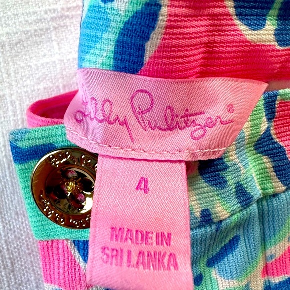 NWT Lilly Pulitzer Ade shorts size 4 - Picture 3 of 4